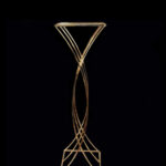 Gold Flower Stand Vase Hire Sydney