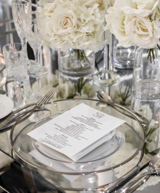 CHARGER PLATES & CUTLERY Optimum Event Hire Luxury Wedding & Event
