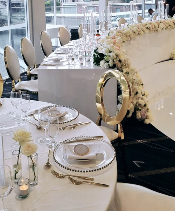 BRIDAL TABLES Optimum Event Hire Luxury Wedding & Event Furniture
