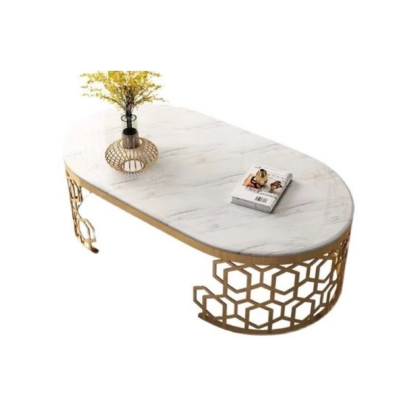 Gold Cutout Coffee Table Hire