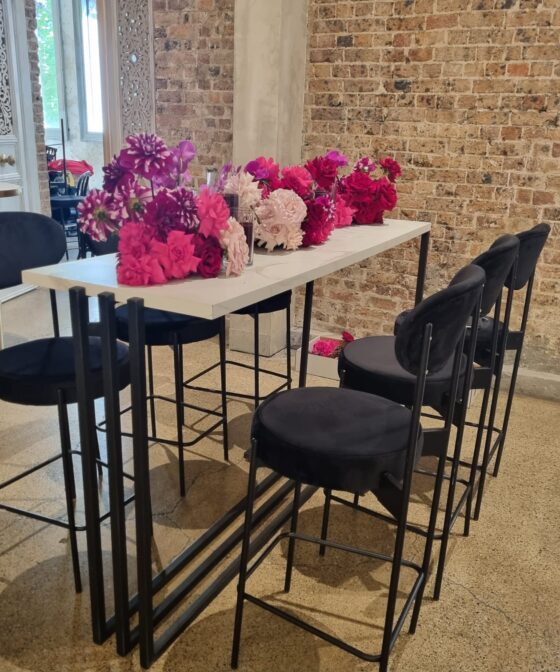 Black Beta Cocktail Bar Table Hire