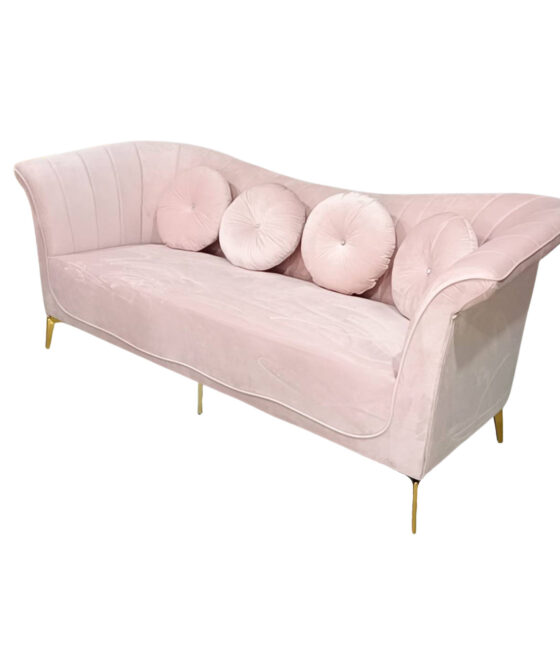 Pink Dip Sofa Lounge Furniture Hire