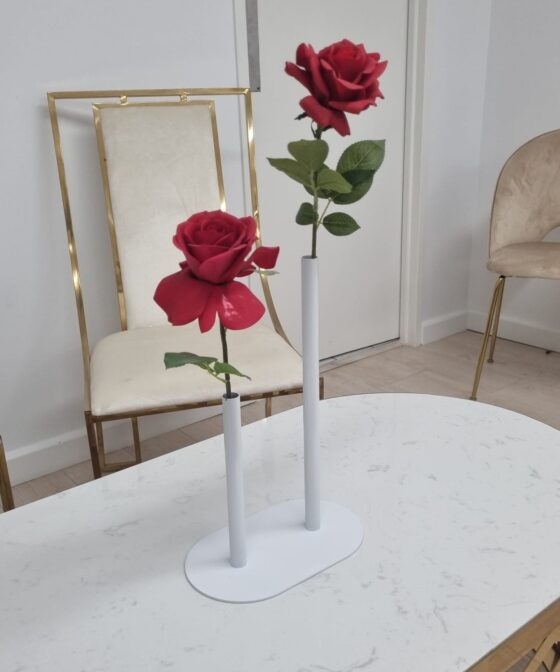2 Stem Vase Floral Stand Centrepiece