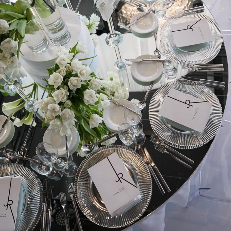 Clear Ribbed Glass Charger Plate Optimum Event Hire