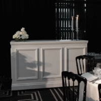 White-French-Service-Bar-Hire