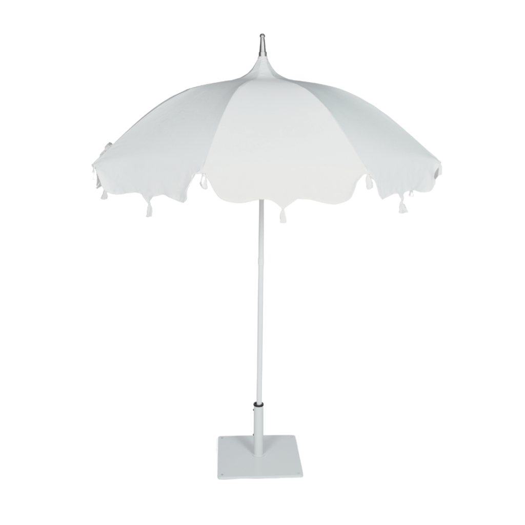 White Tassel Umbrella