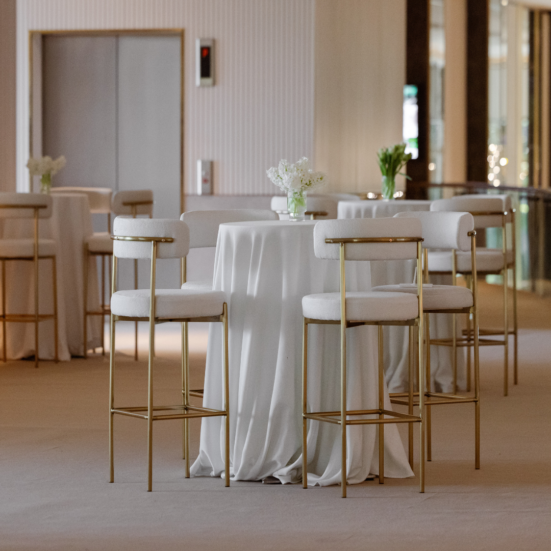 White-Boucle-Bar-Stool-Gold-Frame-Hire-Sydney1