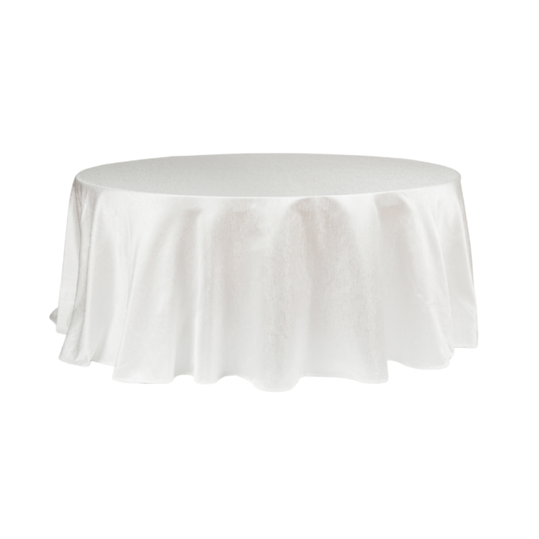 White Luxury Tablecloth Linen Hire