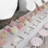 Pink-Pleated-Lamp-Hire-White-Stick1