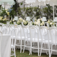 White-Bentwood-Chair-White-Cushion-Hire