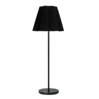 Large-Black-Wave-Lamp-Black-Base-Hire-Sydney