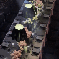 Large-Black-Wave-Lamp-Black-Base-Hire-Sydney2