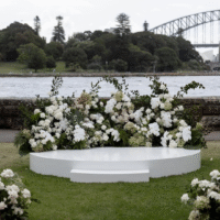 White-2.4m-Round-White-Stage