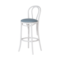 White-Bentwood-Bar-Stool-Blue-Cushion