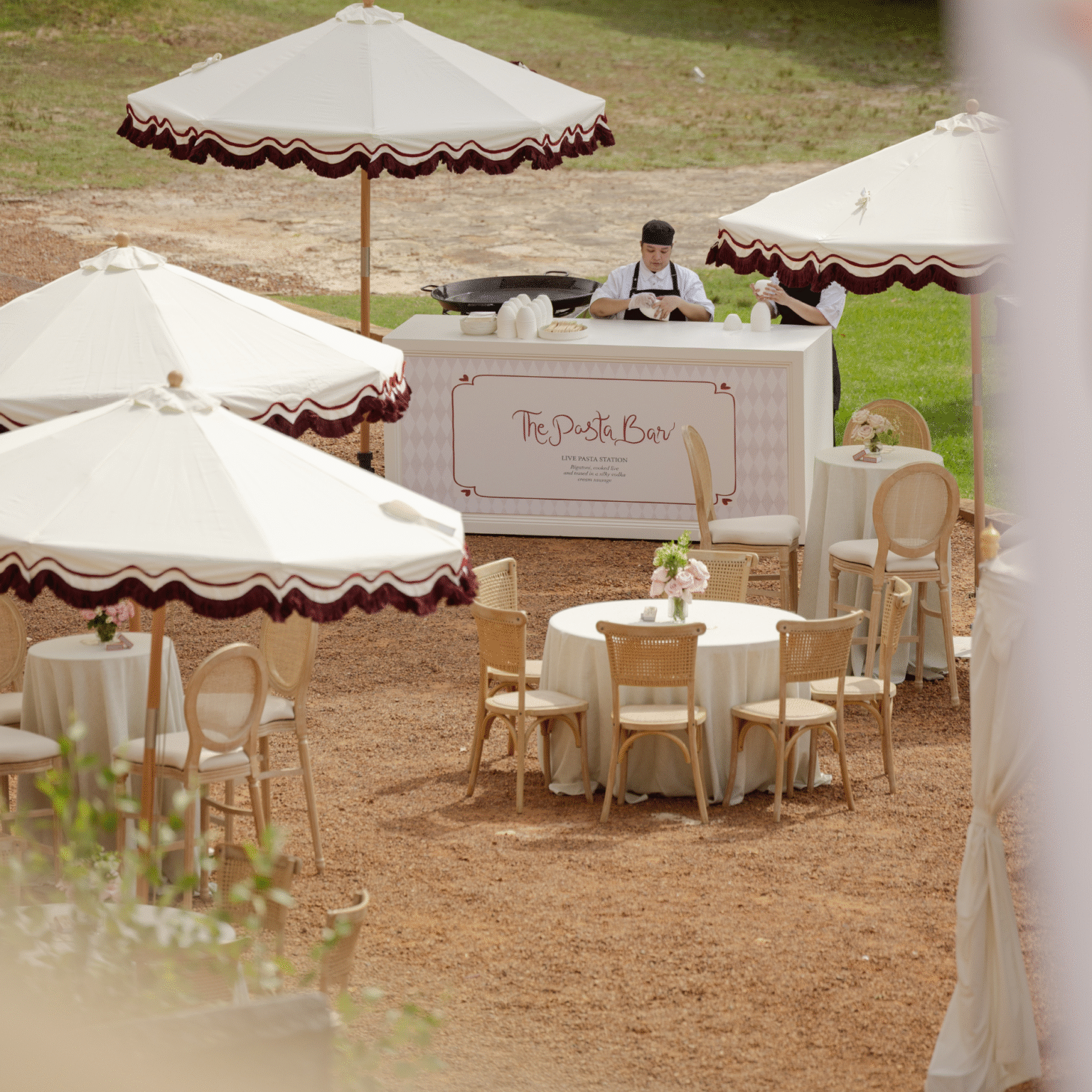 Rattan Louis Cocktail Bar Stool - Optimum Event Hire