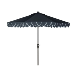 Black w/White Trim Umbrella