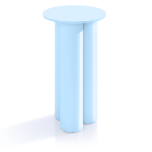 Blue Column Bar Table