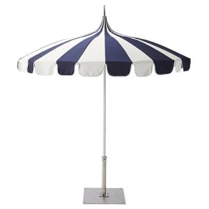 Navy Stripe Umbrella